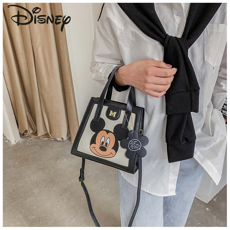 

Disney's New Mickey Ladies Handbags High Quality and Large Capacity Fashion Luxury High-end Ladies One-shoulder Messenger Bag