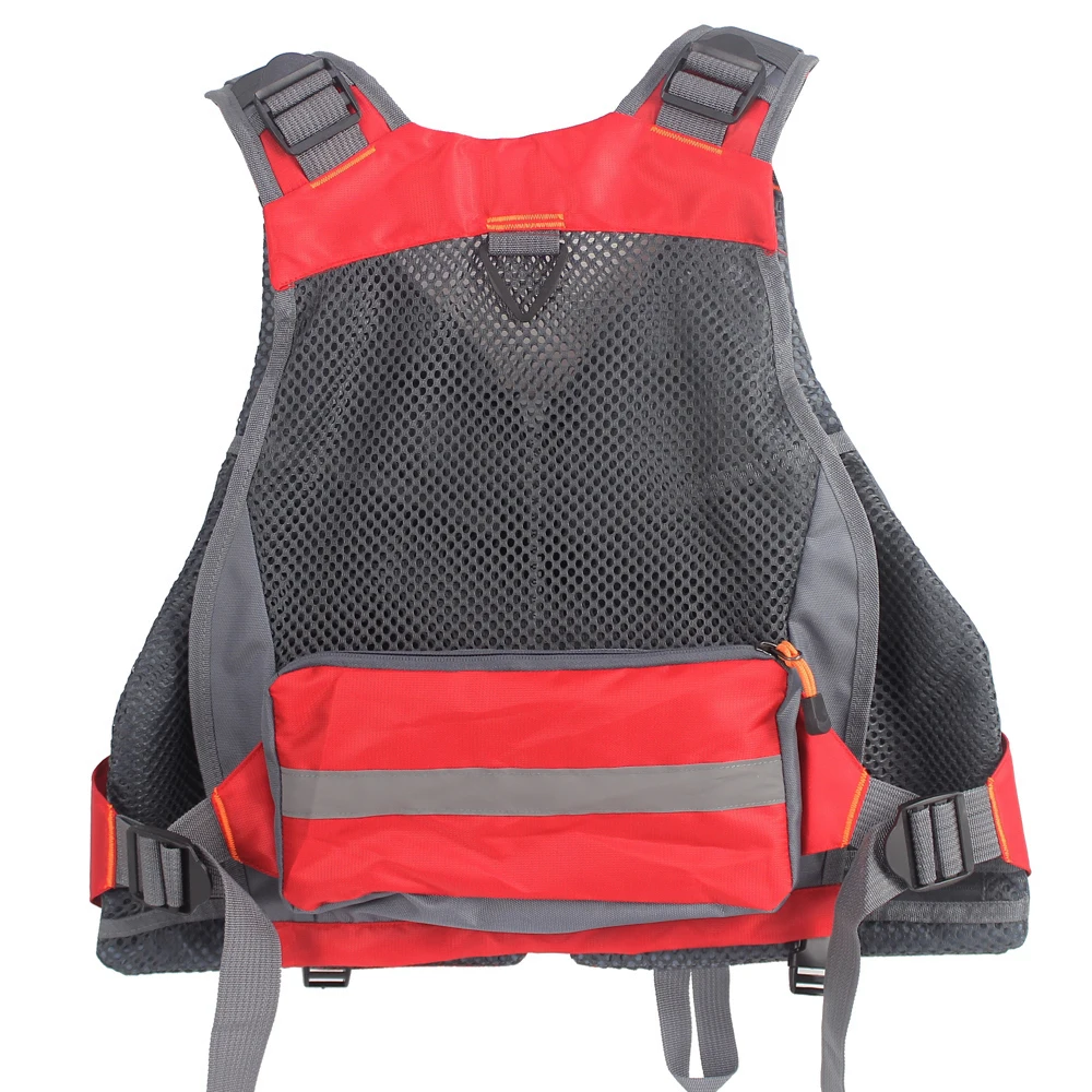 Рюкзак для ловли нахлыстом Куртка рыбалки регулируемая мужчин и женщин