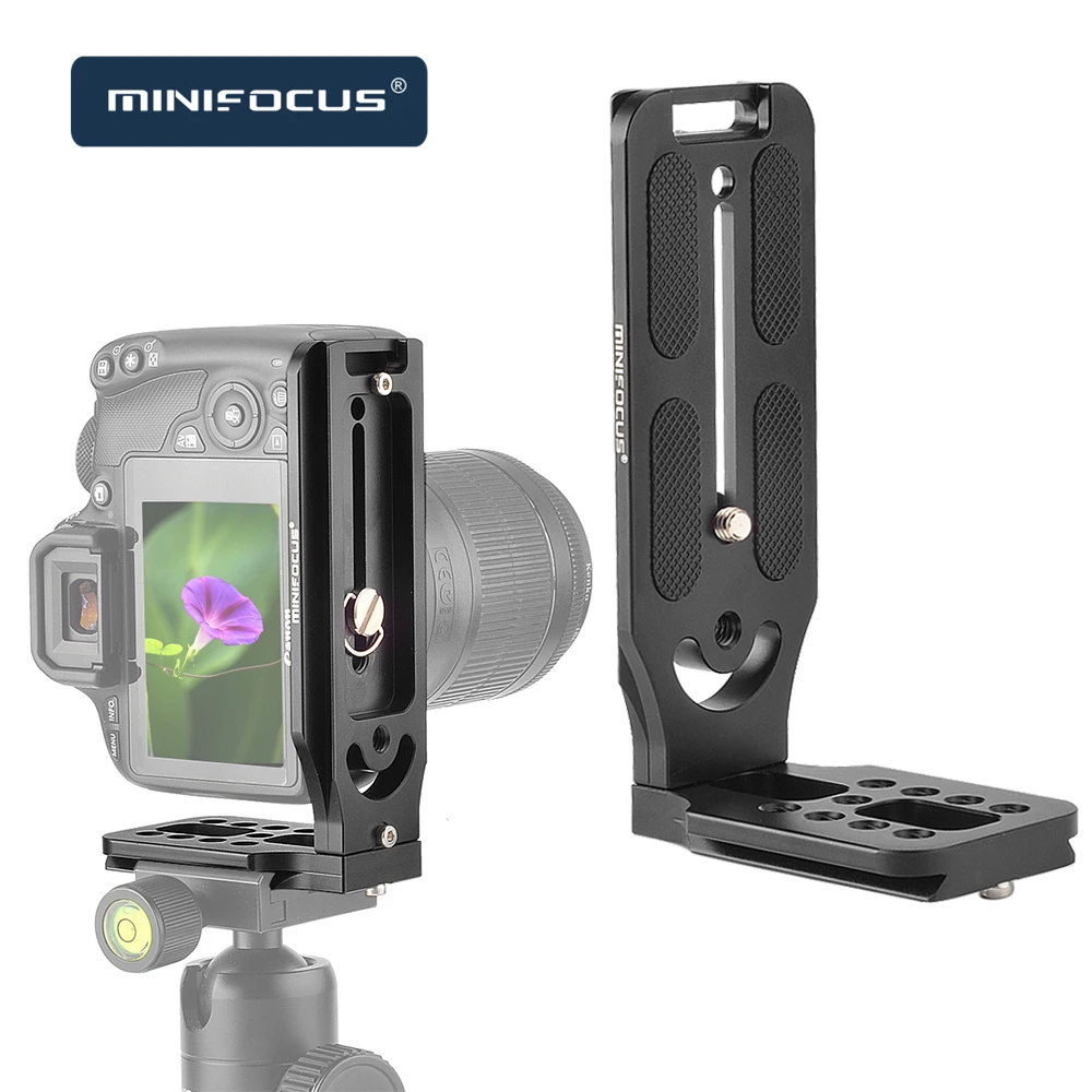 

L Bracket Camera Quick Release Plate Vertical Video Shooting Stand Holder Universal DSLR Camera L Bracket for Arca Swiss DSLR