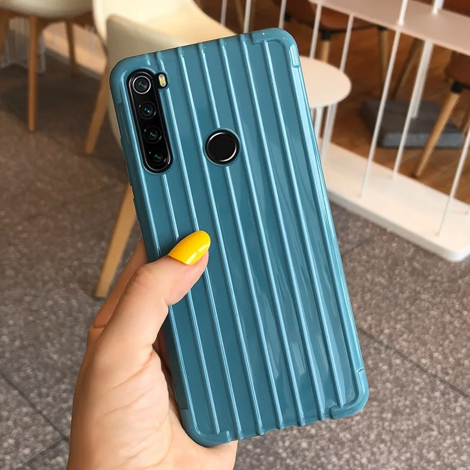 Стильный чемодан для телефона Huawei Honor 7A 7C 7X 8A 8C 8 8X 9 9X Pro мягкий чехол из ТПУ 10i 20 10 Lite