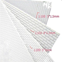 2020 new abs sheet 1100 1150 scale 2030cm for architectural building diy model scenery layout