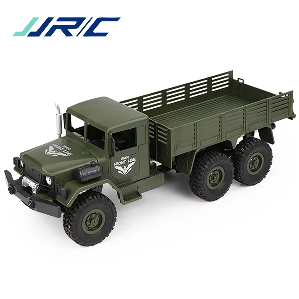 

JJRC Q63 Remote Control Car 1/16 2.4G 6WD Off-Road Military Truck Crawler RC Car Brush Motor Remote Control Cars Toys vs Q61