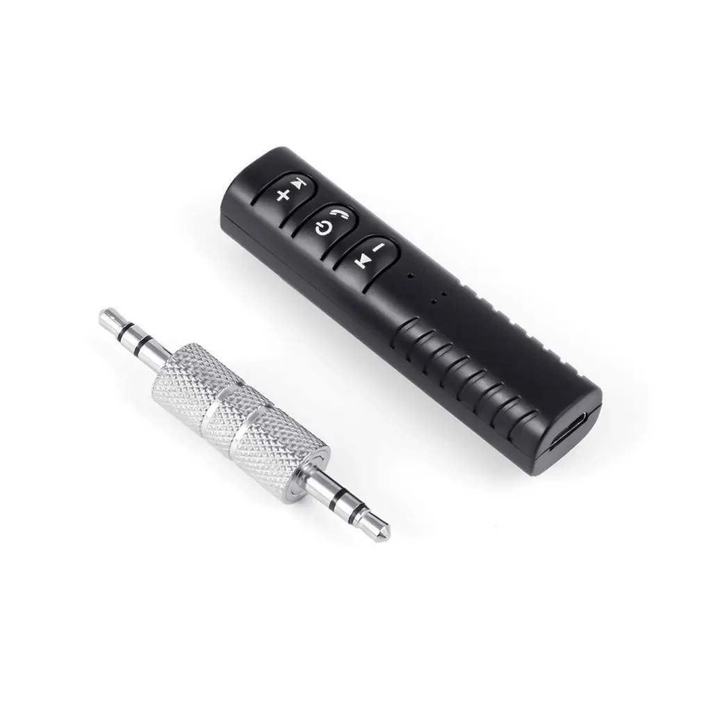

Universal 3.5mm Jack Bluetooth-compatible Car Kit Hands Free Music Audio Receiver Adapter Car AUX Kit for Speaker Earphone Aux