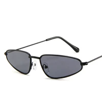 new trend small frame sunglasses fashion triangle metal frame glasses popular multicolor famous brand high end design uv400