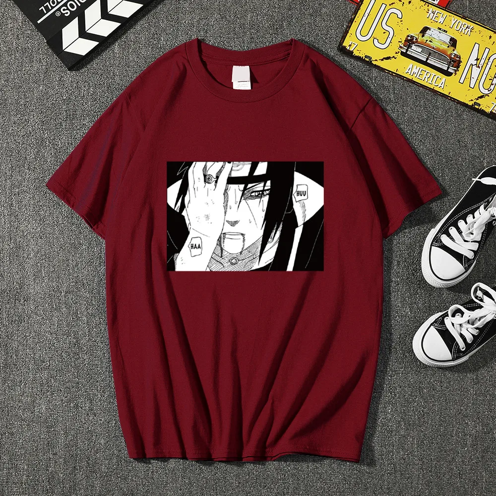 Мужская модная футболка с аниме Sad Girl эстетическая в стиле Харадзюку топы