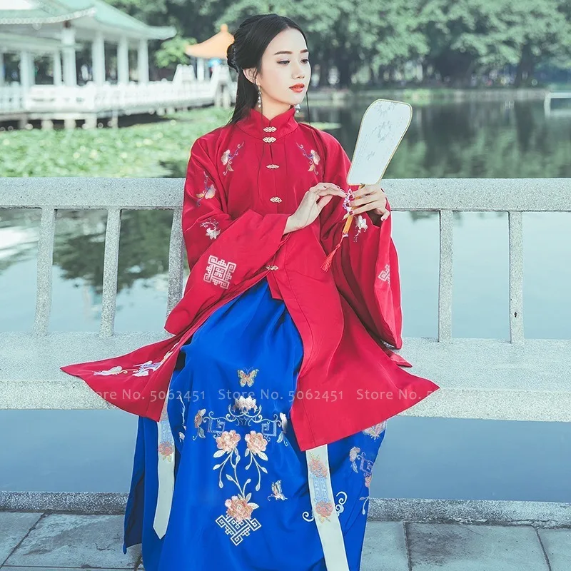 Женское традиционное китайское свадебное платье Hanfu костюмы принцессы для