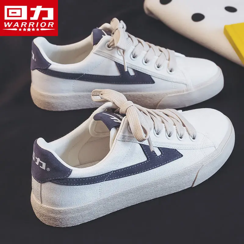 2021 New Brand Warrior Classics Vulcanize Canvas Shoes Men Women Casual Skateboarding Shoes Students Reflective Sneakers
