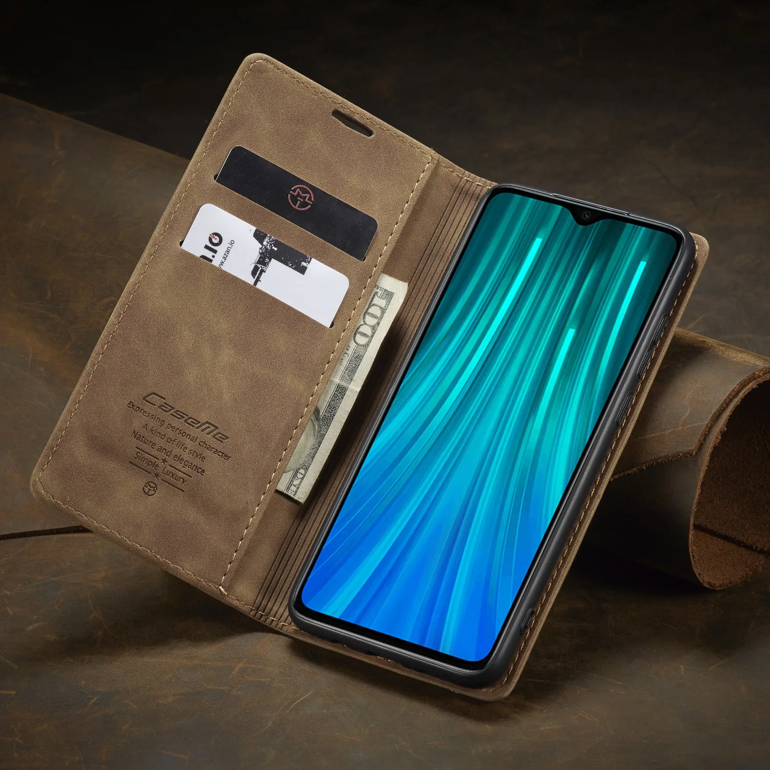 Кожаный чехол для XiaoMi 9 RedMi Note 8 K20 Pro CaseMe Ретро кошелек роскошный магнитный