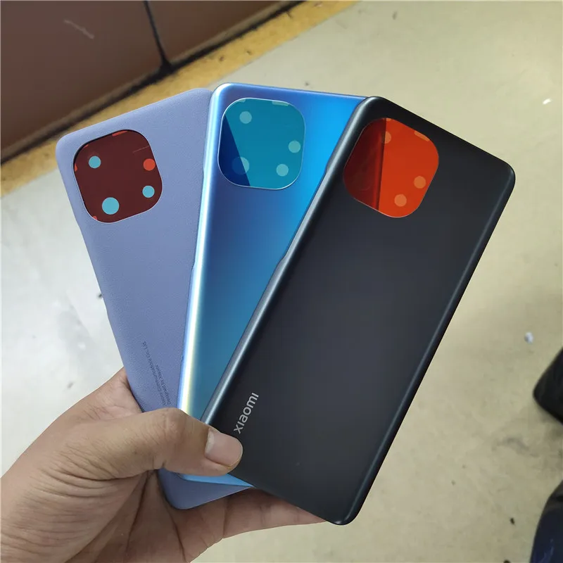 

Оригинальная Задняя стеклянная кожа для Xiaomi Mi 11 Mi11 Крышка батарейного отсека задняя крышка корпуса задняя крышка запасные части с клеем