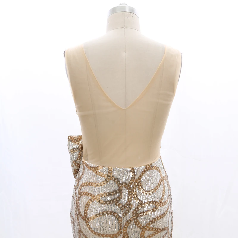 Stock Clean High Quality Long Mermaid Sequins Prom Dresses