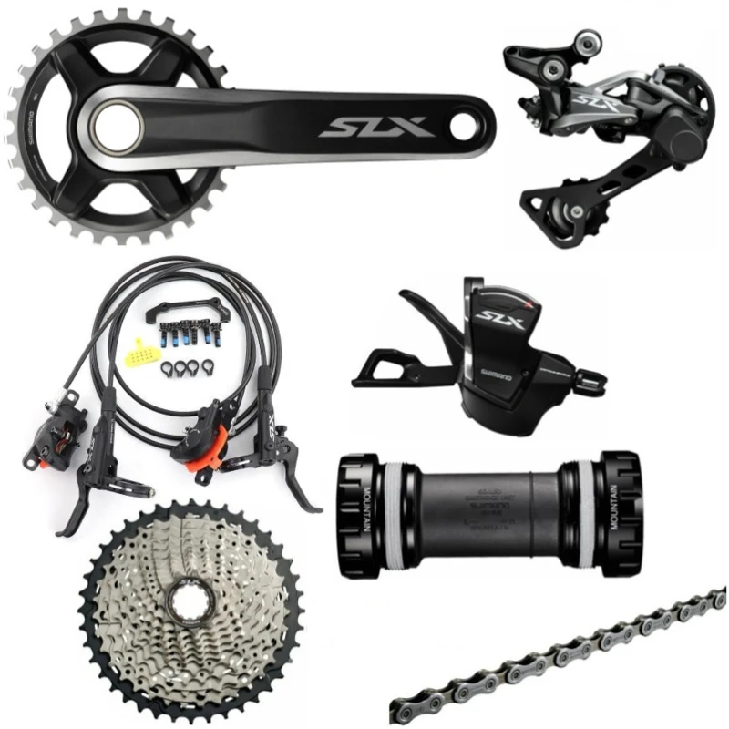 Shimano SLX M7000 Groupset 34T коленчатый набор для горного велосипеда 1x11 Speed 40T 42T 46T дисковый