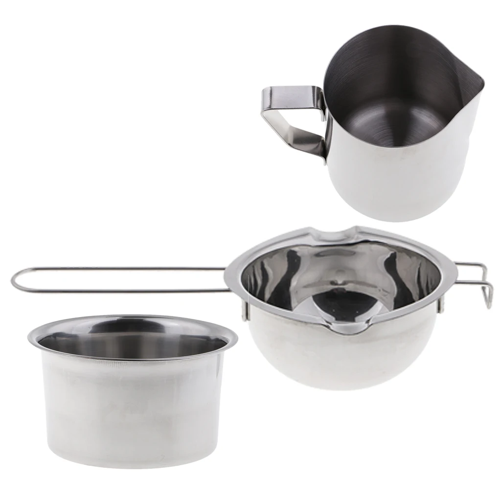 3 шт./компл. Нержавеющая сталь свечи воск плавильный котел пароварки кувшин для DIY