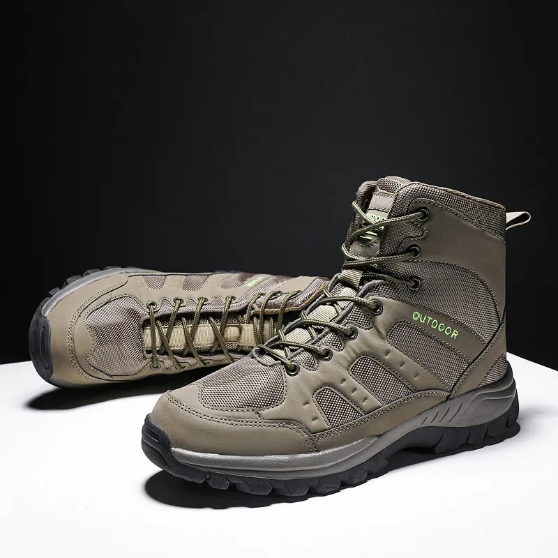 

Military men boots men motorcycle boot outdoor high-top combat training hiking boots men winter boot for men combat boots men