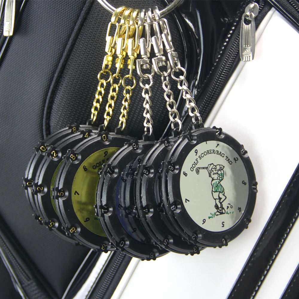 10 шт./лот пластиковый 18 отверстий клюшки для гольфа счетчик карт индикатор