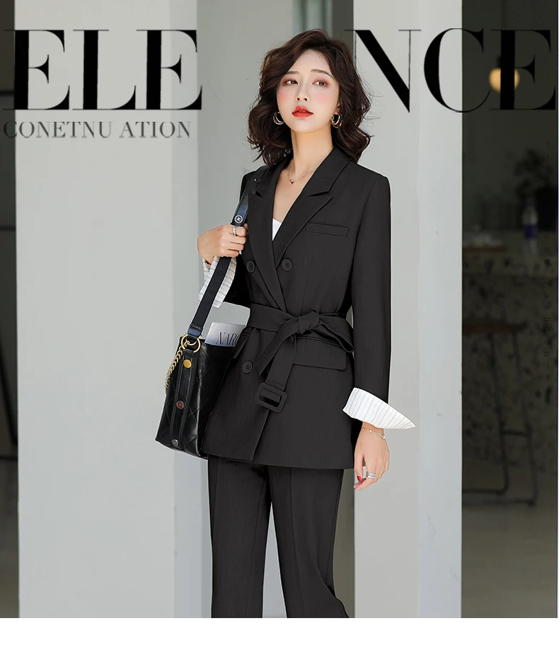 Женский профессиональный костюм повседневный пиджак в британском стиле для