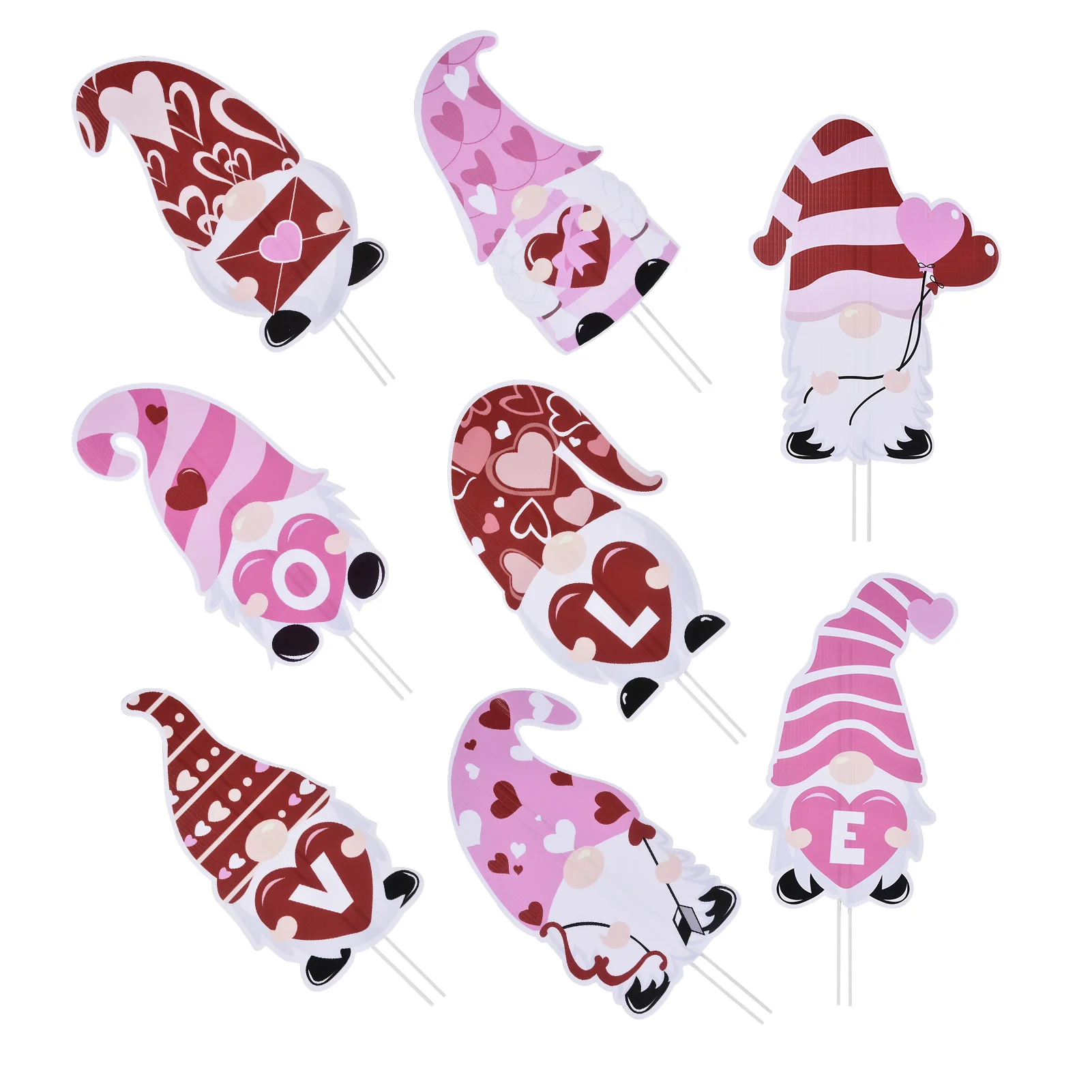 

8 шт., декоративные гномы для двора, сада