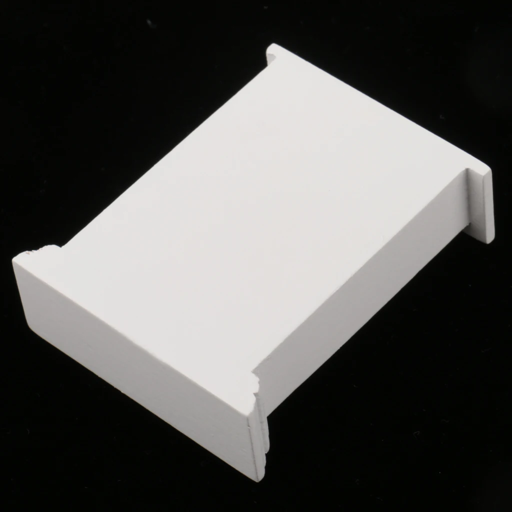 Белая зеркальная коробка миниатюры для кукольного домика 12 й кукольный домик