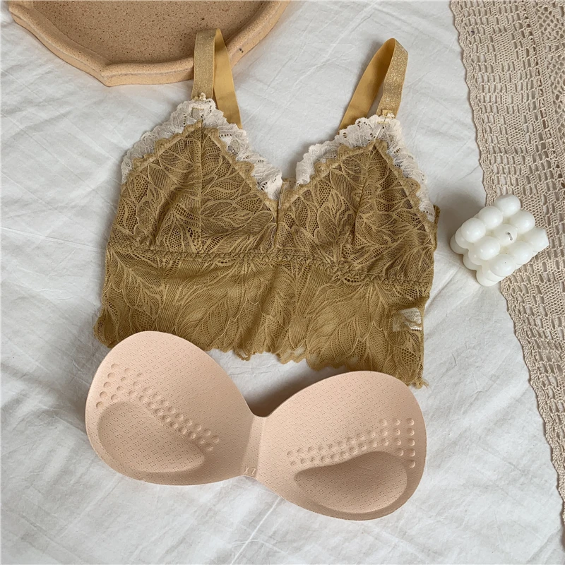 

New Sexy Seamless Lace Bralette Womens Bra Tops Summer Lingerie Bra Camisole Girls Breathable Tube Top