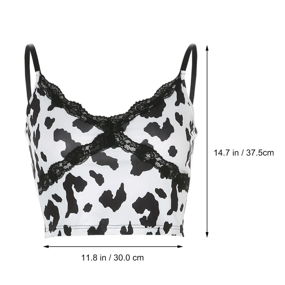 

1pc Vest V Neck Sexy Lace Vest Summer Short Camisole for Female