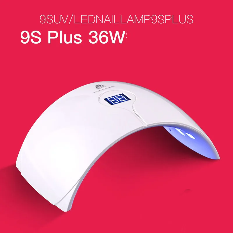 Nail Polish Phototherapy Lamp Dryer 9S LED 36W Automatic Induction Led Lampa Manicure Blow | Красота и здоровье
