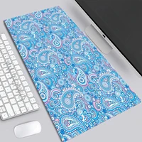 mousepad large new xxl computer keyboard pad floral flowers soft laptop natural rubber anti slip office desktop mouse pad