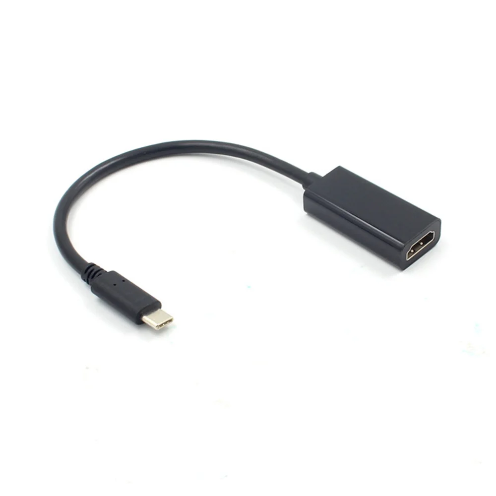 Адаптер HDMI Type C Мама 4K HD TV Кабель адаптер для Samsung Huawei Xiaomi ПК ноутбука компьютера USB
