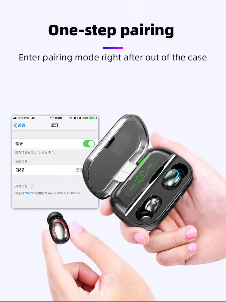 Ralyin bluetooth наушники IPX6 водонепроницаемые bluetooth наушники беспроводные наушники с микрофоном спортивная Гарнитура для xiaomi iphone