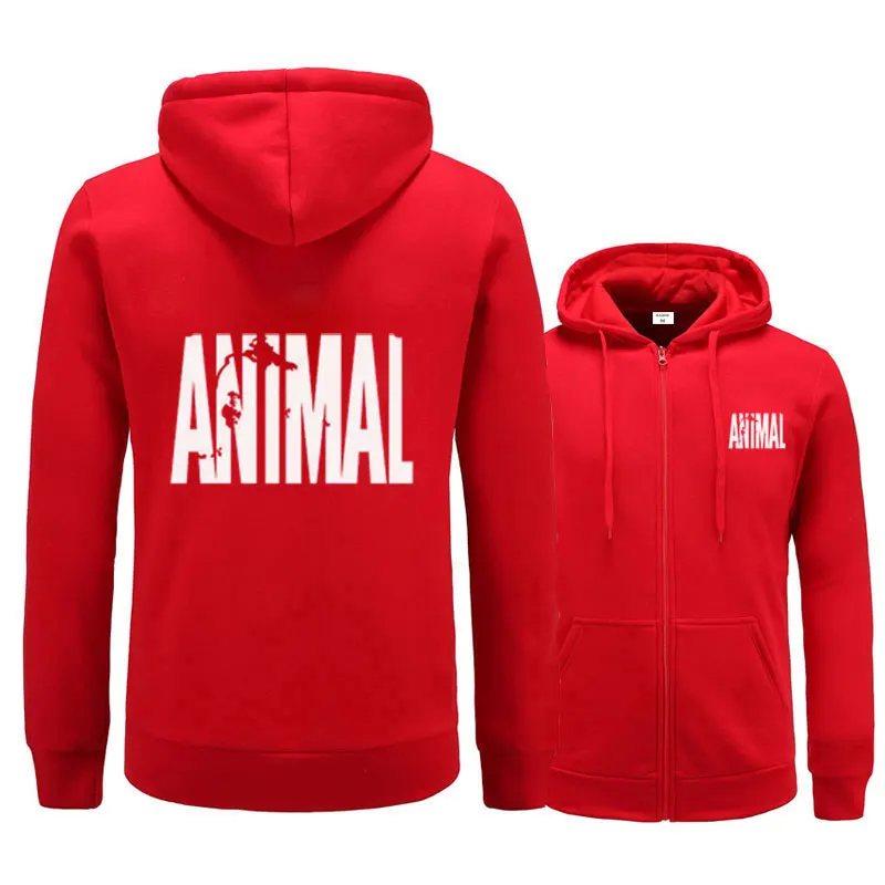 Толстовки мужские 2020 осень зима Musclefitting Бодибилдинг животное фитнес Толстовка