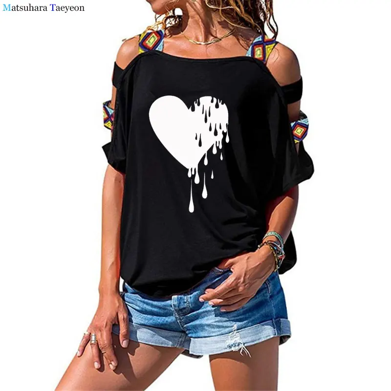 

Casual Print Harajuku Graphic Tee Women Shirts Plus Size woman tshirts Summer Loose Tshirts Cotton T-shirts Female Tops