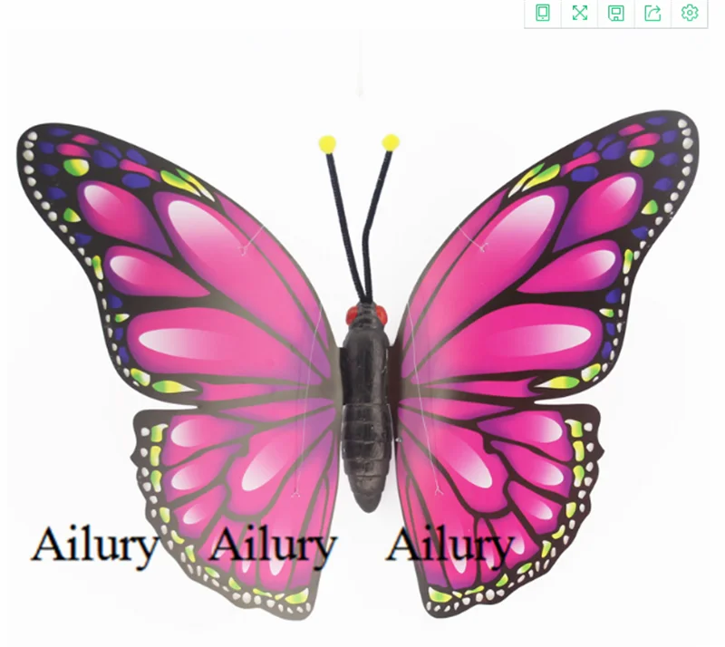 60CM Simulation Butterfly Large Home Furnishing Mall Venue Scene Layout Decoration Soft Forest Department | Дом и сад