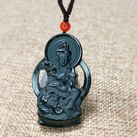 natural hetianjade pendant manual carving patron saint bodhisattva pndant bless peace both men and women can wear