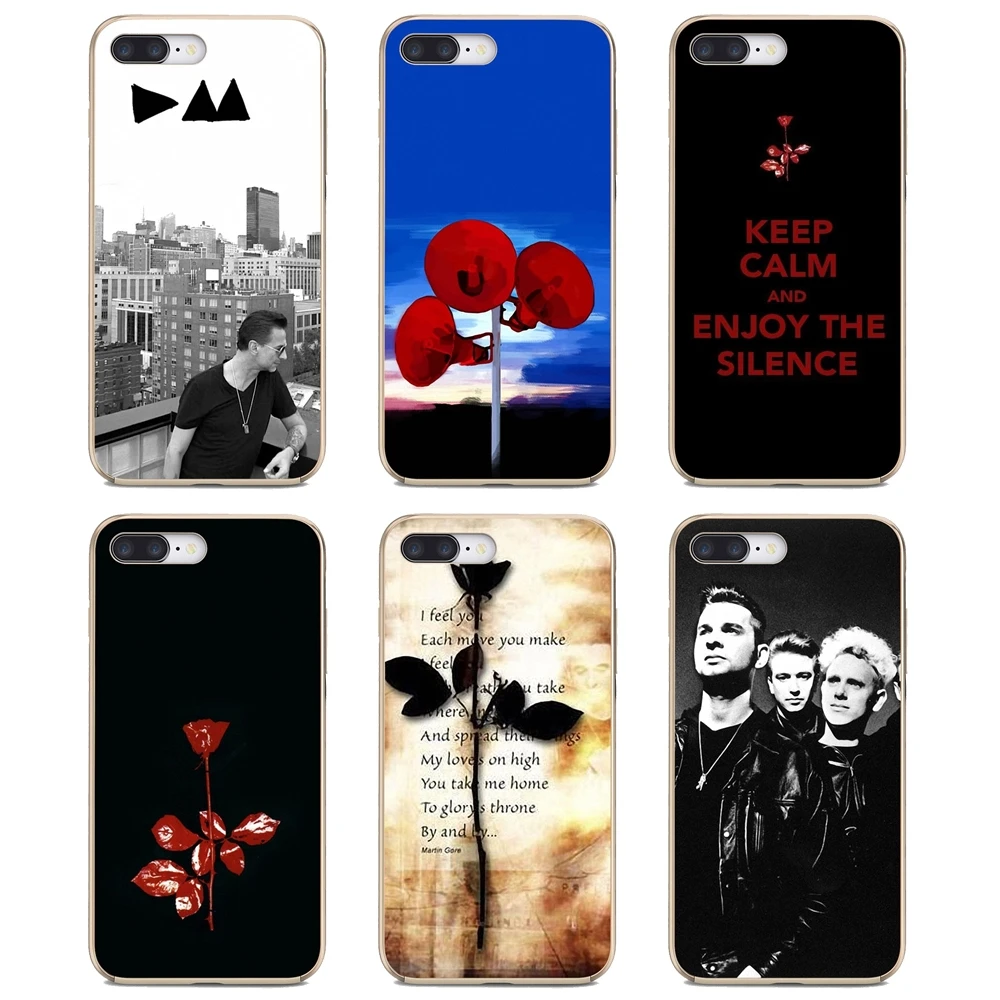 Силиконовый чехол для Xiaomi mi Redmi Note 3 4 4X 5 6 7 8 8t 9 9s 9t 10 pro lite Depeche Mode Shock DM depeche|Бамперы| |