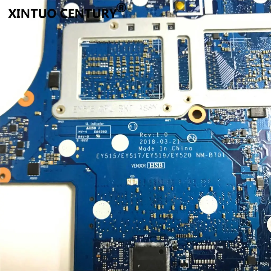 Bestellen EY515/EY517/EY519/EY520 NM-B701 Laptop Motherboard Für Lenovo Y530-15ICH Motherboard I7-8750HQ GTX1050M 4G Getestet 100% Arbeits