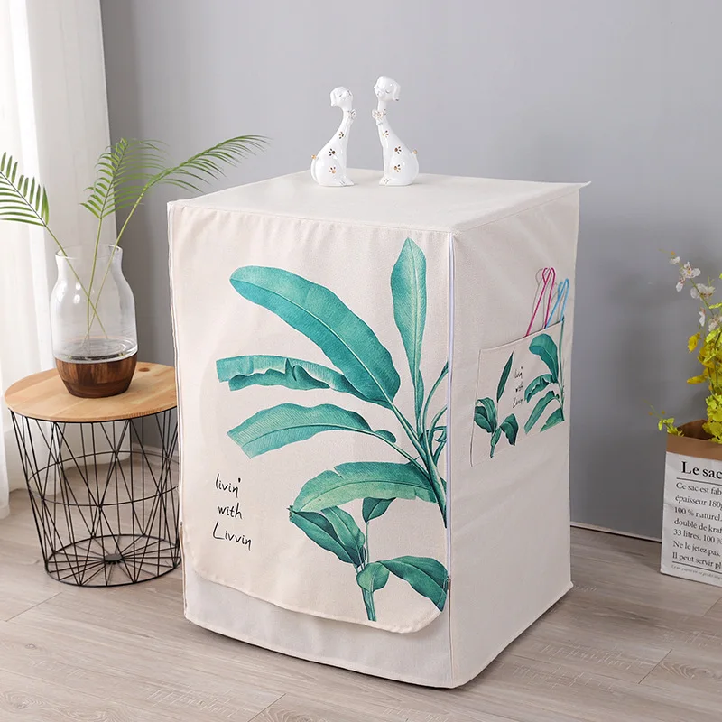 Скидка Чехол для стиральной машины, из хлопка и льна Pаспродажа Чехол для стиральной машины, из хлопка и льна