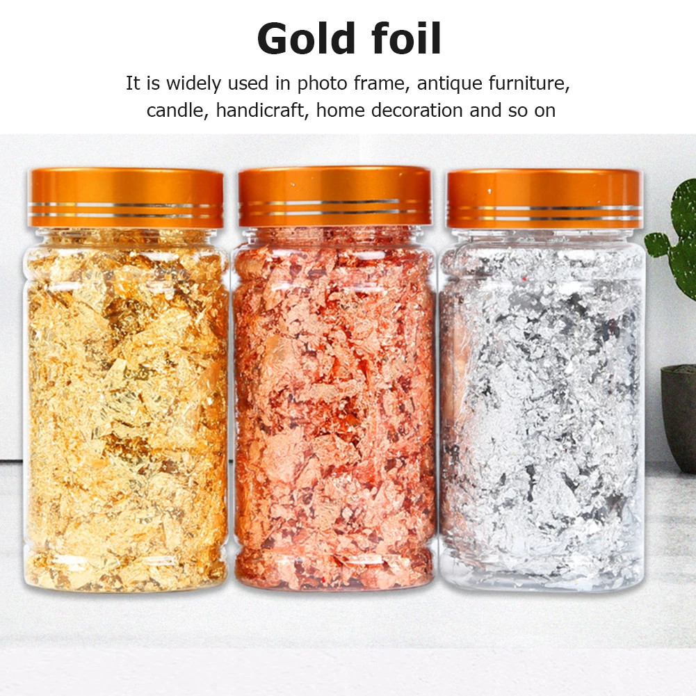 

Скользя цвета: золотистый, серебристый цвета розового золота Фольга фрагменты ремесло Бумага листьев листов оптом Фольга Бумага золото хло...