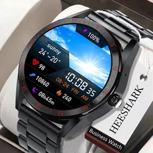 2021 New 454*454 AMOLED screen smart watch Always display the time bluetooth call local music Weather smartwatch for men Android