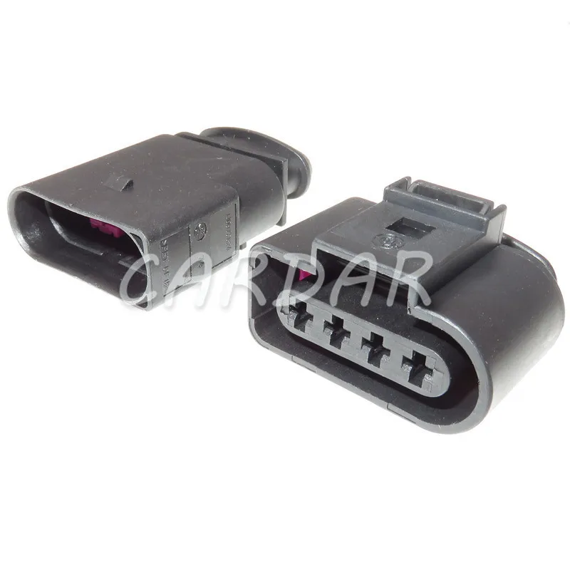1 Set 4 Pin 1J0973724 1J0973724 3.5 Series Ignition Coil Plug Automotive Oxygen Sensor Socket Universal Connector For VW Audi