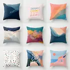 Чехол на подушку в европейском и американская подушка стиле, с рисунком текста, для спальни, для гостиной, офисный диван с подушкой, чехол, подарок