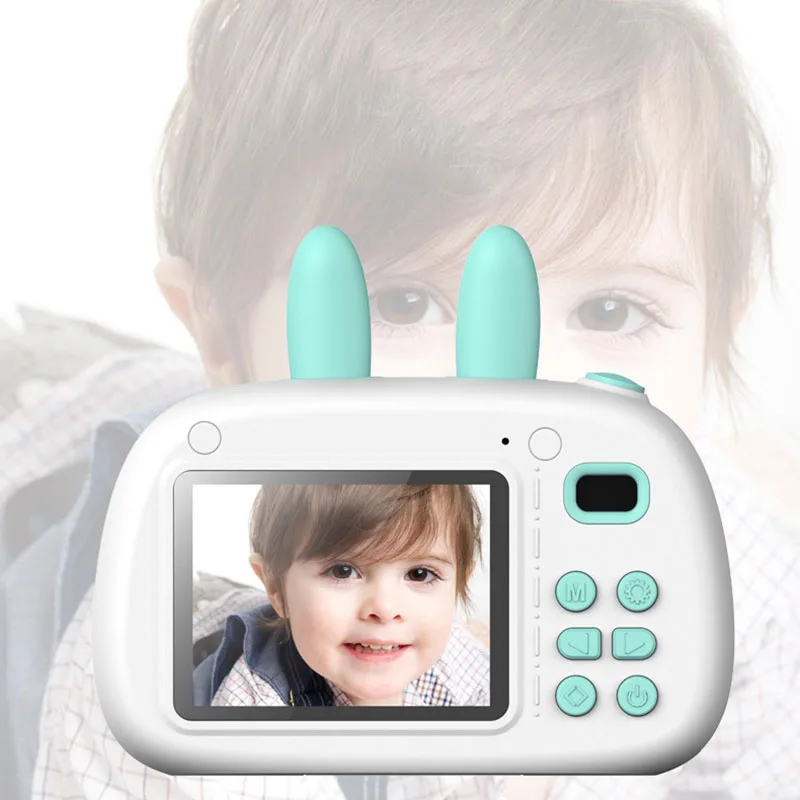 18MP 2,4 дюймов детская мини-камера с цифровым двойным объективом HD камера для фото-видео TF карта Поддержка маленьких зеркальных фотокамер подарки для детей на день рождения
