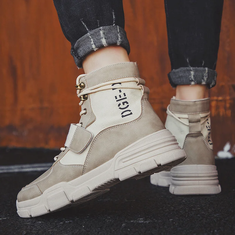 Men Military Boots Winter Leather Special Force Ankle Combat Snow Footwear Big Size |