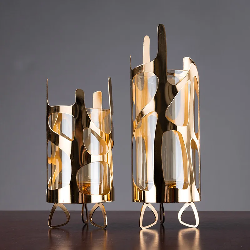 

Candlestick Setting Up Candlelight Dinner Projects Lights Nordic Iron Art Candlestick Home Decorations Creative Romantic