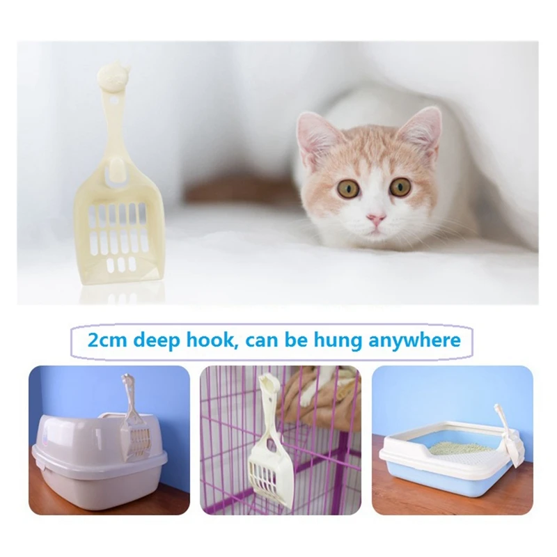 

Pet Useful Cat Litter Shovel Cleaning Tool Scoop Sift Cat Sand Scoops Cleaning Products Cat Pet Toilet Training Kit