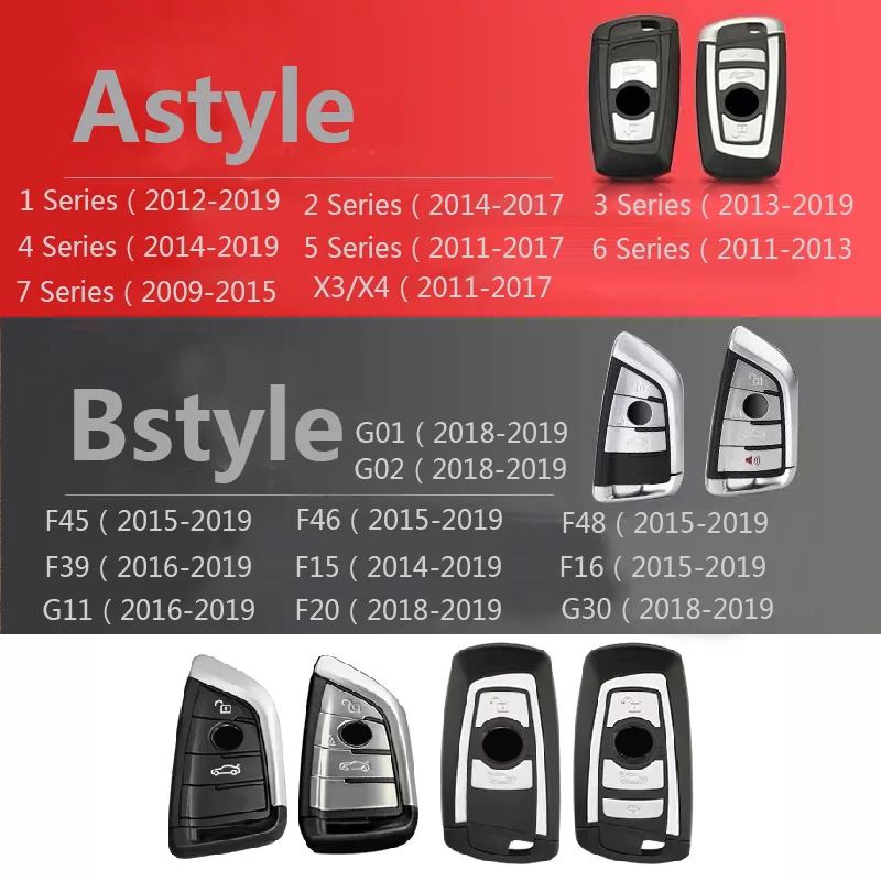Чехол для автомобильного ключа BMW X3 X4 G02 G01 F45 F46 F48 G30 F20 Series 1 2 3 4 5 6 7|Футляр ключа| |