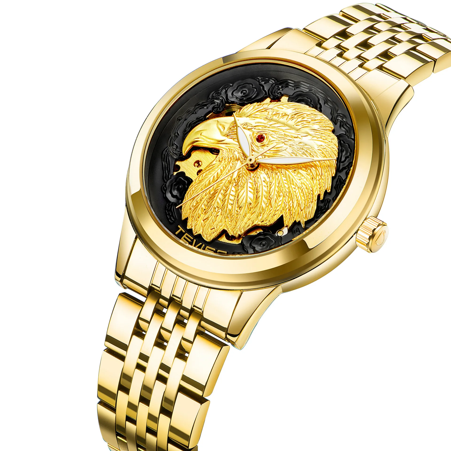

TEVISE eagle automatic mechanical watch men's luminous water eagle watch