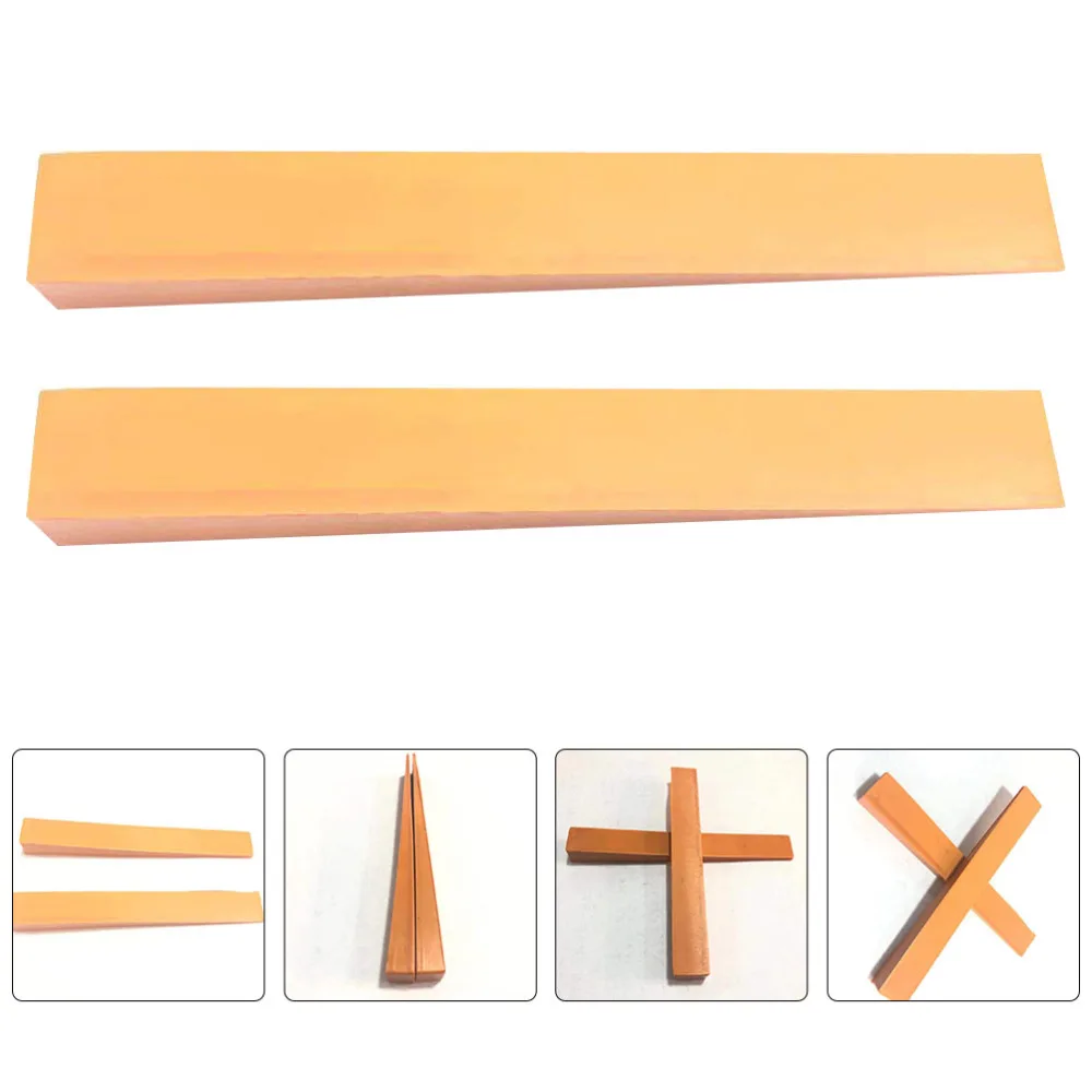 

2Pcs Piano Tuning Rubber Wedge Mutes Fixing Tool Piano Accessories (Orange)