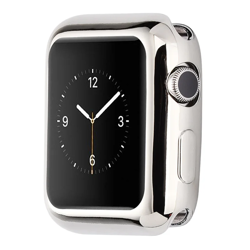 Чехол KLFS для Apple Watch 4, 3, 2, 1, 40 мм, 44 мм, 360, прозрачный ТПУ защитный чехол, полный чехол для Iwatch 4, 3, 2, 1, 38 мм, 42 мм - Цвет ремешка: D