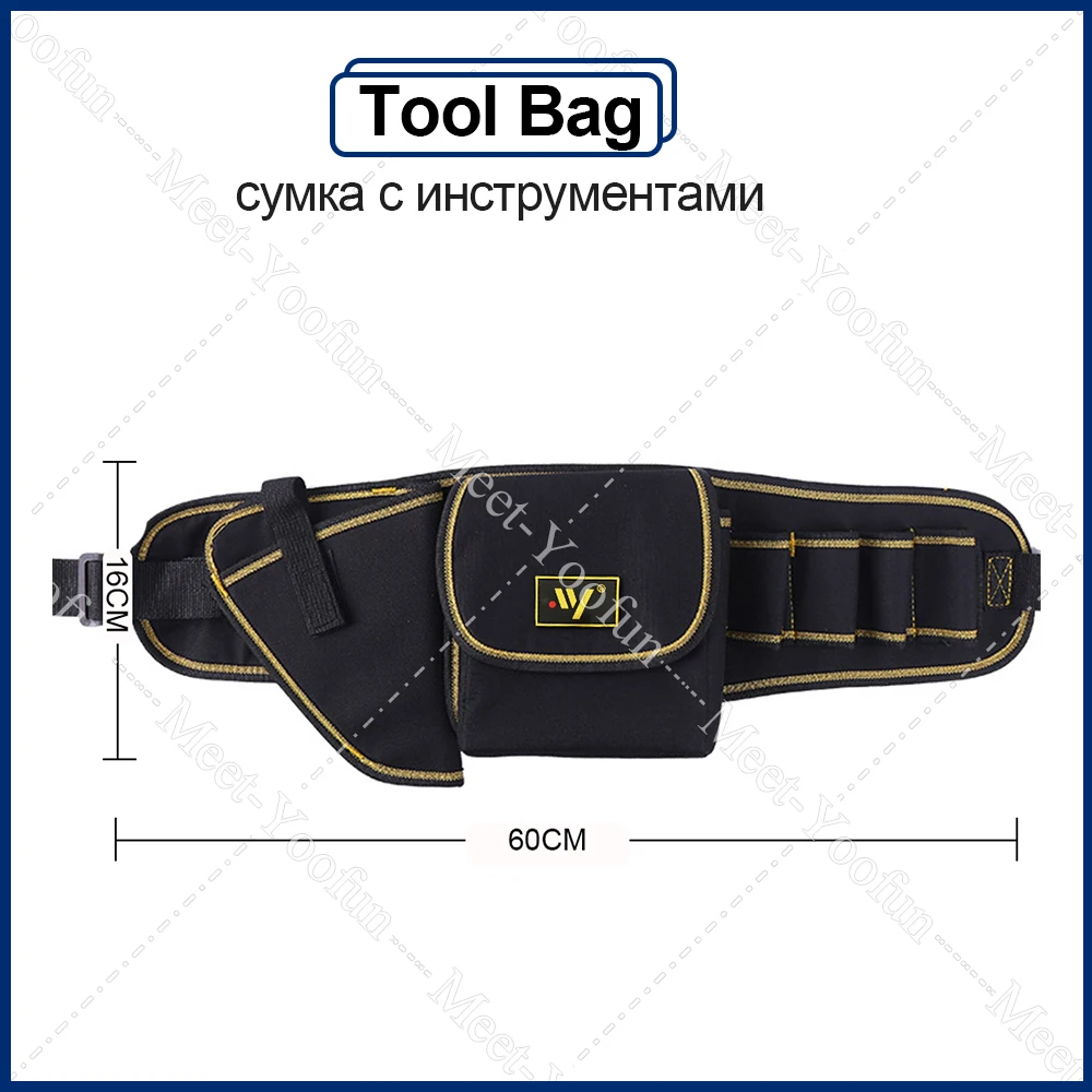 Tool Bag Belt Magnetic Wristband Strong Magnet Bracelet Band Portable Electrician Waist Tool Organizer Screws Drill Holder backpack tool bag