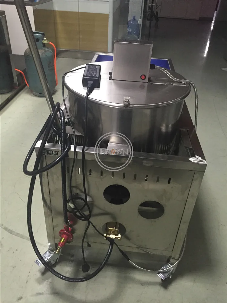 Промышленный большой карамельный чайник газовая машина для попкорна