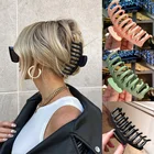 Заколка-краб Женская однотонная, 40 видов, заколки для волос Зажимы