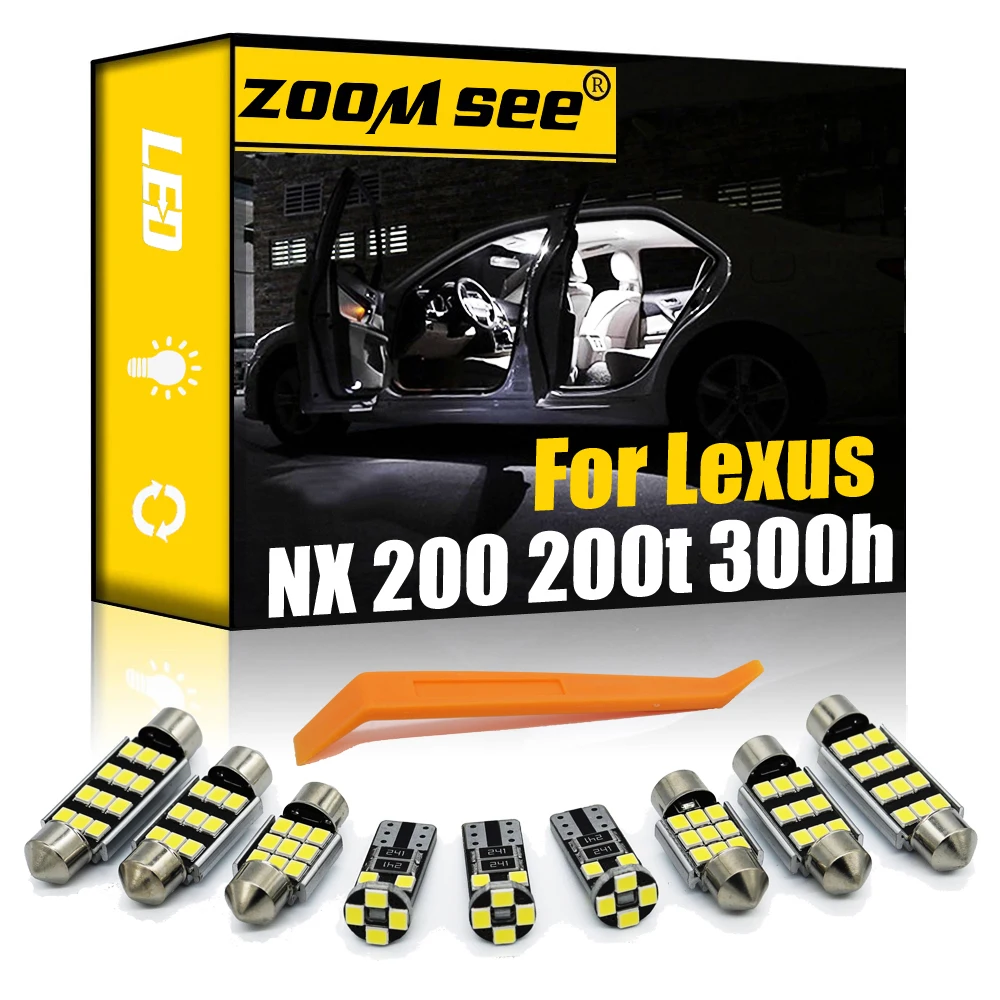 8 светодиодный т. светодиодные автомобильные лампы для салона Lexus NX NX200 NX200t NX300h 2014